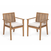 Patio Dining Chair, Comfortable Waterproof Seating (Set of 2) - R&R Furniture Gallery (Fountain Valley, CA)