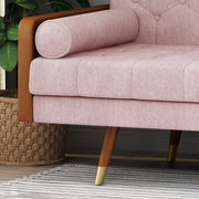 Aidan - Mid Century Modern Tufted Fabric Sofa - R&R Furniture Gallery (Fountain Valley, CA)