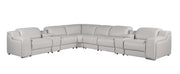 1116 - Power Reclining Italian Leather Sectional - R&R Furniture Gallery (Fountain Valley, CA)