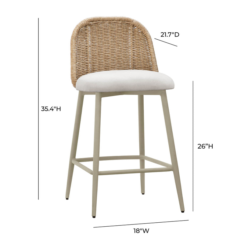 Alexa - Outdoor Barstool - R&R Furniture Gallery (Fountain Valley, CA)