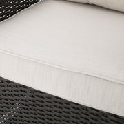 Amaya - Outdoor Swivel Rocker Chair With Water Resistant Cushions - Brown / Beige - R&R Furniture Gallery (Fountain Valley, CA)