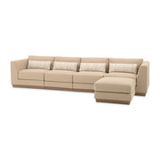 Portrait - 5-Piece Sectional - Toffee / Sienna Brown - R&R Furniture Gallery (Fountain Valley, CA)