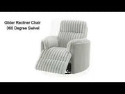 Emee - Console With USB - Gray Corduroy - R&R Furniture Gallery (Fountain Valley, CA)