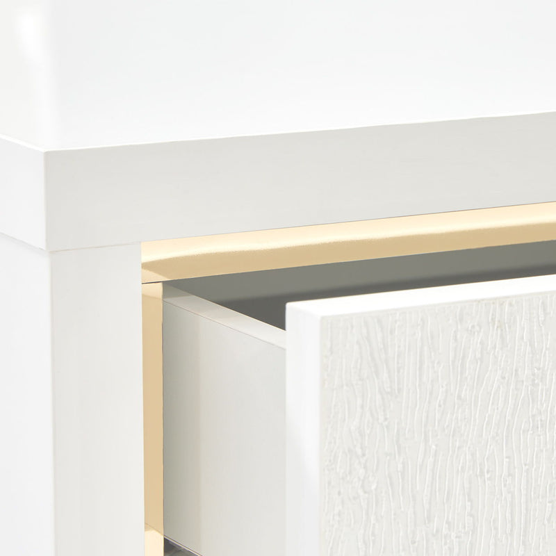 Palm Gate - Media Cabinet - Cloud White - R&R Furniture Gallery (Fountain Valley, CA)