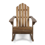 Echoes - Outdoor Acacia Wood Adirondack Rocking Chair - R&R Furniture Gallery (Fountain Valley, CA)