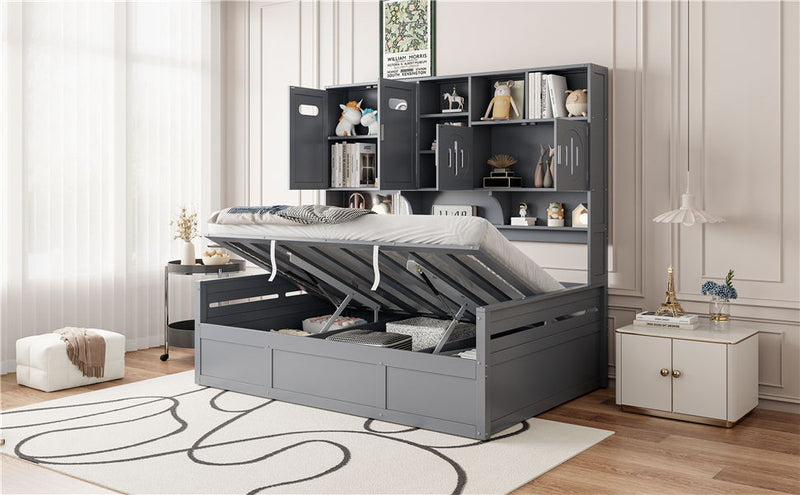 Daybed With All-In-One Cabinet And Shelf - R&R Furniture Gallery (Fountain Valley, CA)