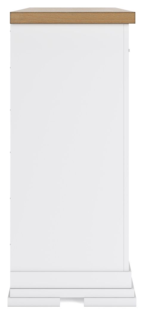 Ashbryn - Dresser - White / Natural - R&R Furniture Gallery (Fountain Valley, CA)