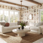Perry - Modular RAF Corner Chair - Cream - R&R Furniture Gallery (Fountain Valley, CA)