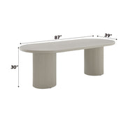 Laela - Dining Table - White - R&R Furniture Gallery (Fountain Valley, CA)