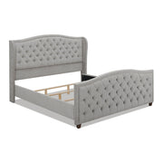 Marcella - Upholstered Shelter Headboard Bed Set - R&R Furniture Gallery (Fountain Valley, CA)