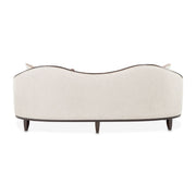 Camellia Field - Chenille Sofa - Beige / Dark Brown - R&R Furniture Gallery (Fountain Valley, CA)