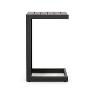 Aluminum Outdoor C - Shaped Side Table For Patio - R&R Furniture Gallery (Fountain Valley, CA)