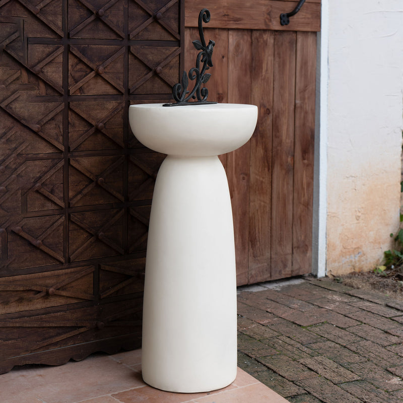 Magnesium Oxide Plant Stand - White - R&R Furniture Gallery (Fountain Valley, CA)