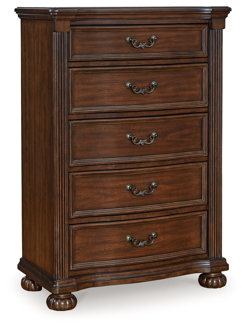 Lavinton - Five Drawer Chest - Brown - R&R Furniture Gallery (Fountain Valley, CA)