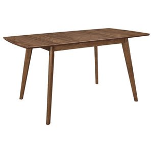 Rectangular Dining Table With Butterfly Leaf - Walnut