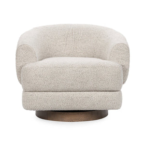 Chassia - Swivel Accent Chair - Dusty Beige - R&R Furniture Gallery (Fountain Valley, CA)