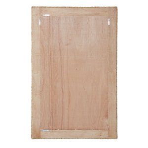 Twisted Seagrass - Large Mirror - Woodtone