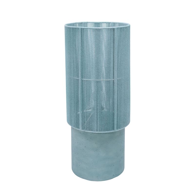 TOV Furniture Mondada concrete floor lamp with a sleek, modern design and cylindrical shade for contemporary home lighting.