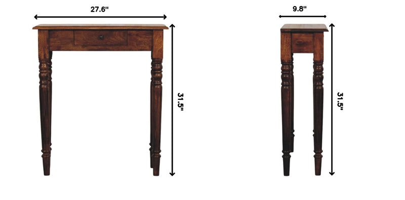 Turned Legs Drawer Console Table - R&R Furniture Gallery (Fountain Valley, CA)
