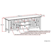 Artisan - TV Media Stand - R&R Furniture Gallery (Fountain Valley, CA)