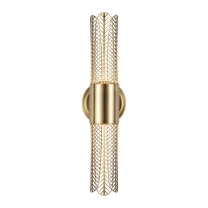 Cret - 2 Light LED Brass Sconce - Bronze