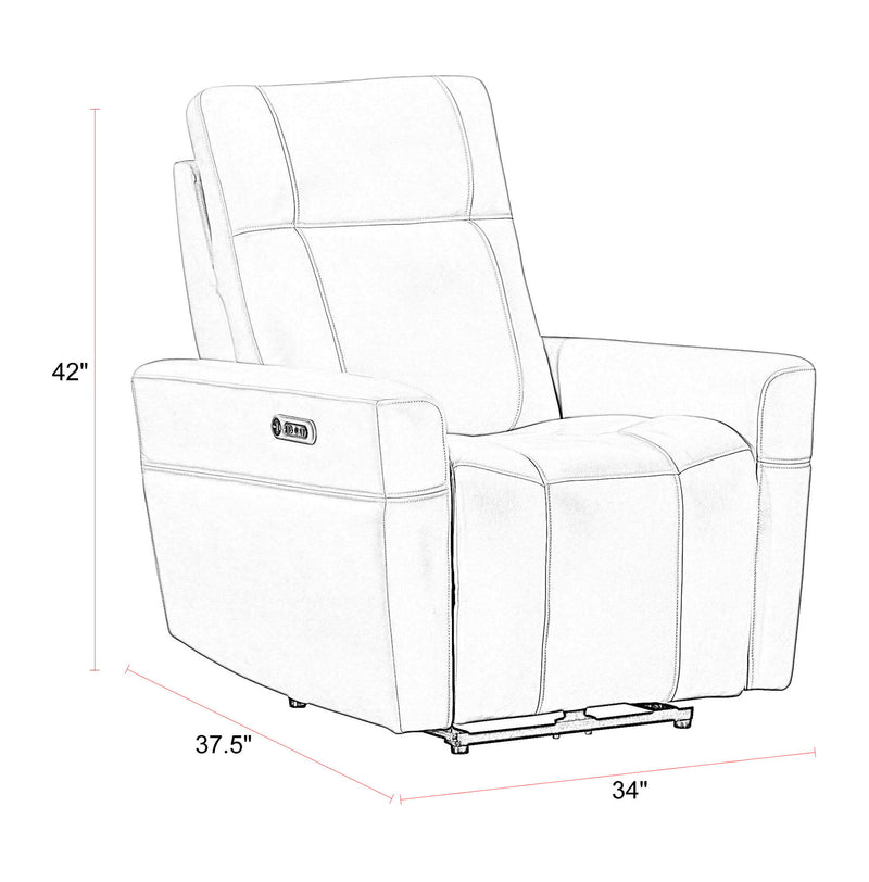 Bradford - Power Zero Gravity Recliner - R&R Furniture Gallery (Fountain Valley, CA)