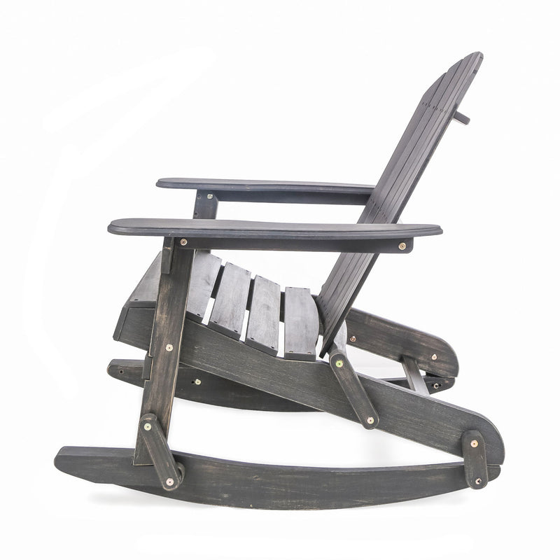 Outdoor Adirondack Rocking Chair With Hand Crafted Details - R&R Furniture Gallery (Fountain Valley, CA)