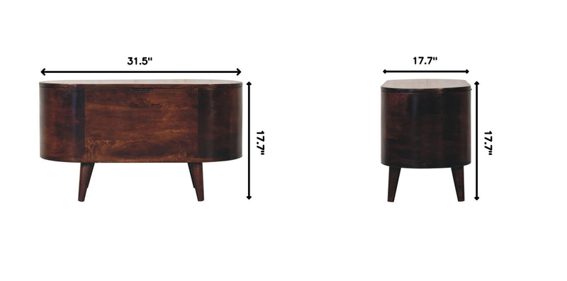 Rounded Lid Up Blanket Box - R&R Furniture Gallery (Fountain Valley, CA)