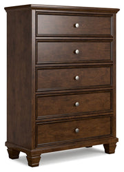 Danabrin - Five Drawer Chest - Brown - R&R Furniture Gallery (Fountain Valley, CA)