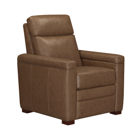 Garrison - Manual Pushback Recliner - Renaissance Tobacco - R&R Furniture Gallery (Fountain Valley, CA)