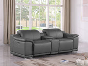 9762 - 3-Piece Modular Power Reclining Console Loveseat With 2 Power Recliners In - R&R Furniture Gallery (Fountain Valley, CA)