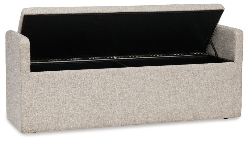 Galliden - Large Upholstered Dining Room Bench - Beige - R&R Furniture Gallery (Fountain Valley, CA)