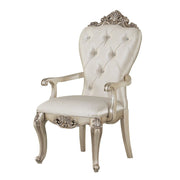 Gorsedd - Arm Chair (Set of 2) - Cream Fabric & Golden Ivory - R&R Furniture Gallery (Fountain Valley, CA)
