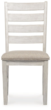 Skempton - Dining UPH Side Chair (Set of 2) - White - R&R Furniture Gallery (Fountain Valley, CA)