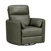 Parker Living Radius Power Swivel Glider Recliner chair set with plush upholstery and modern design, shown in a living room setting.