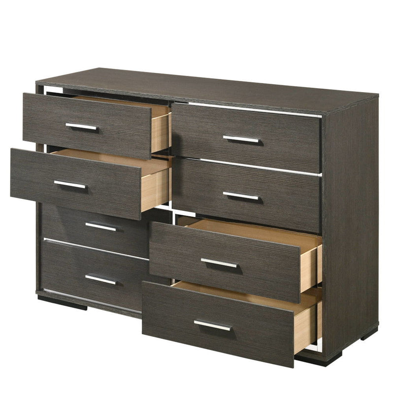 Escher - Dresser - Gray Oak - R&R Furniture Gallery (Fountain Valley, CA)