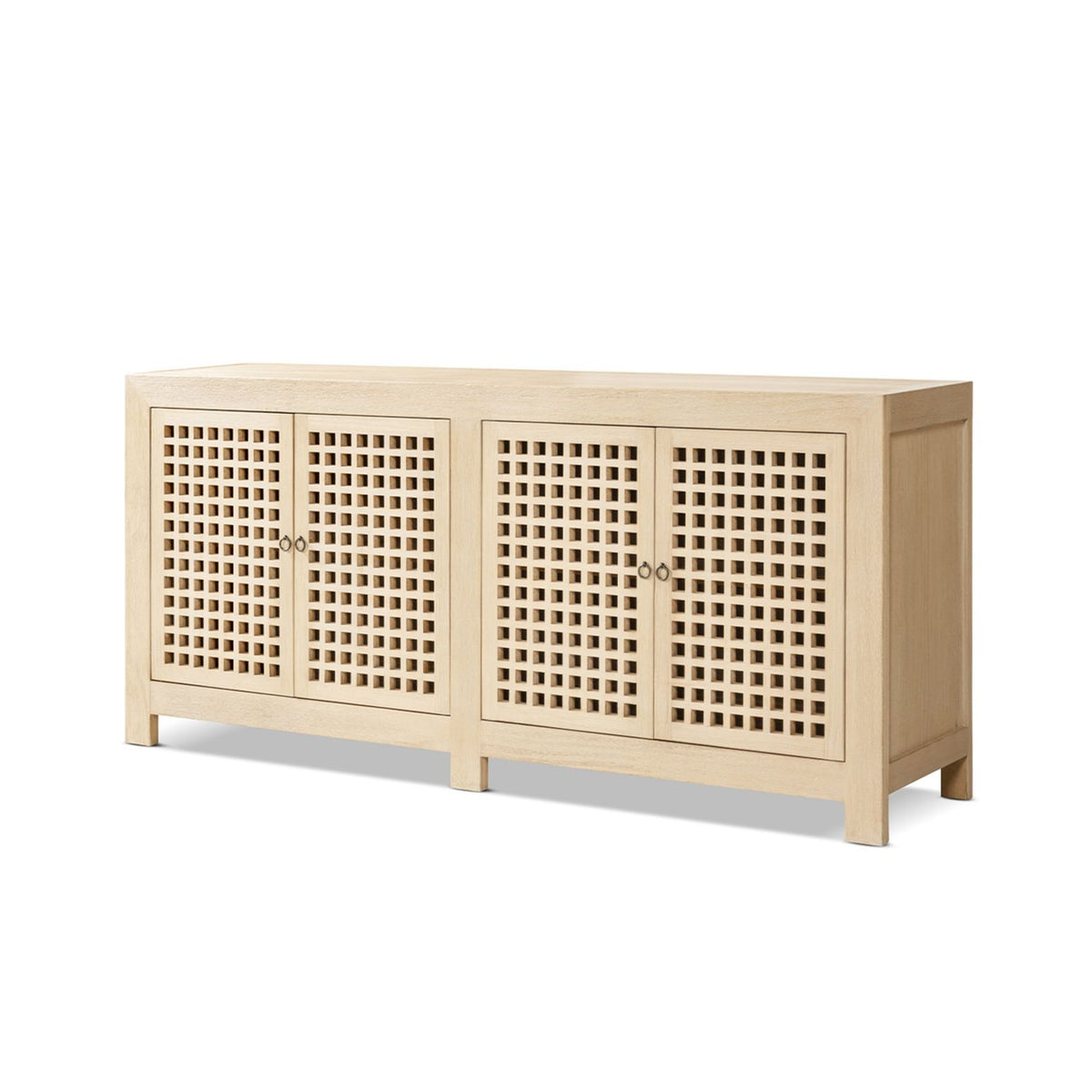 Alden - 4 Door Cabinet - White
