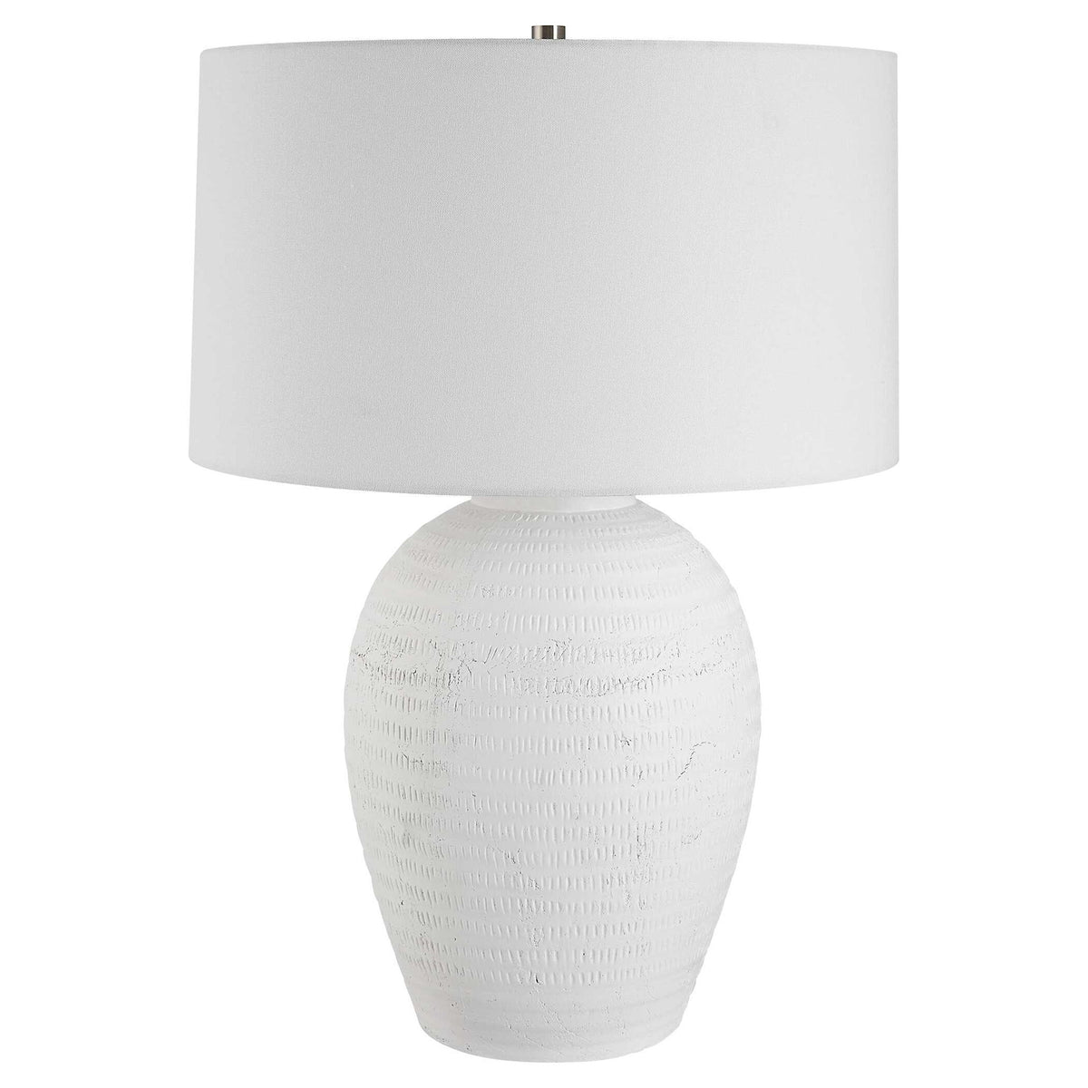Reyna - Chalk Table Lamp - White