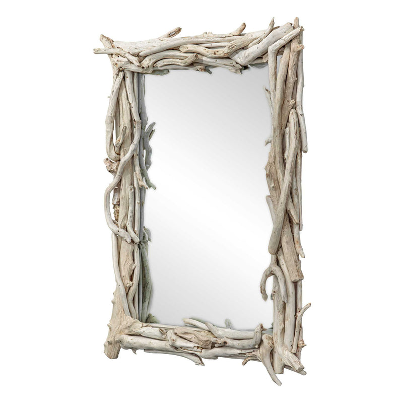 Rooted - Reflection Mirror - Bleached Teak