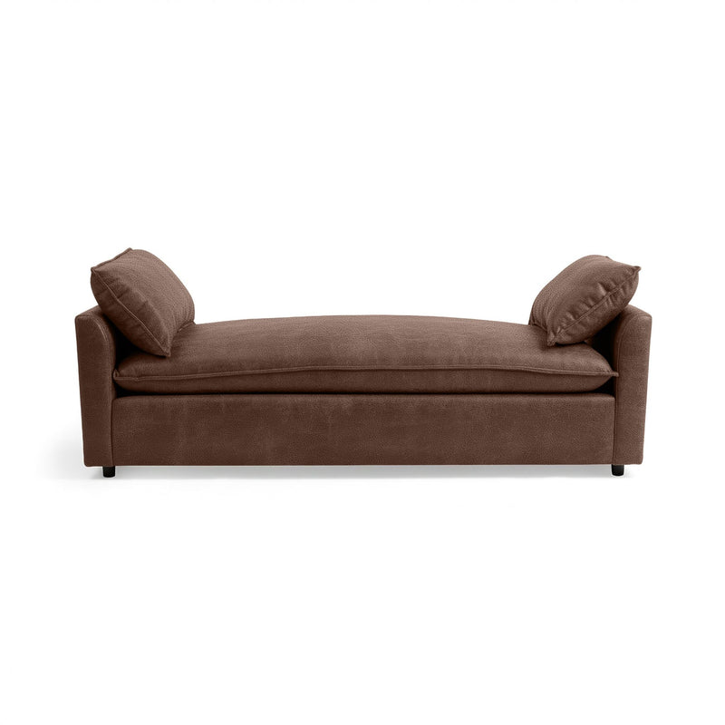 Classic Home Caplan backless sofa daybed with plush upholstery and sleek design, perfect for modern living spaces.