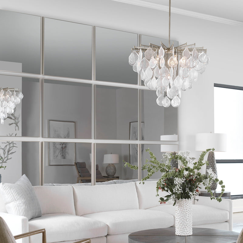 Uttermost Alexo square wall mirror with sleek frame, reflecting a modern design for contemporary home decor.