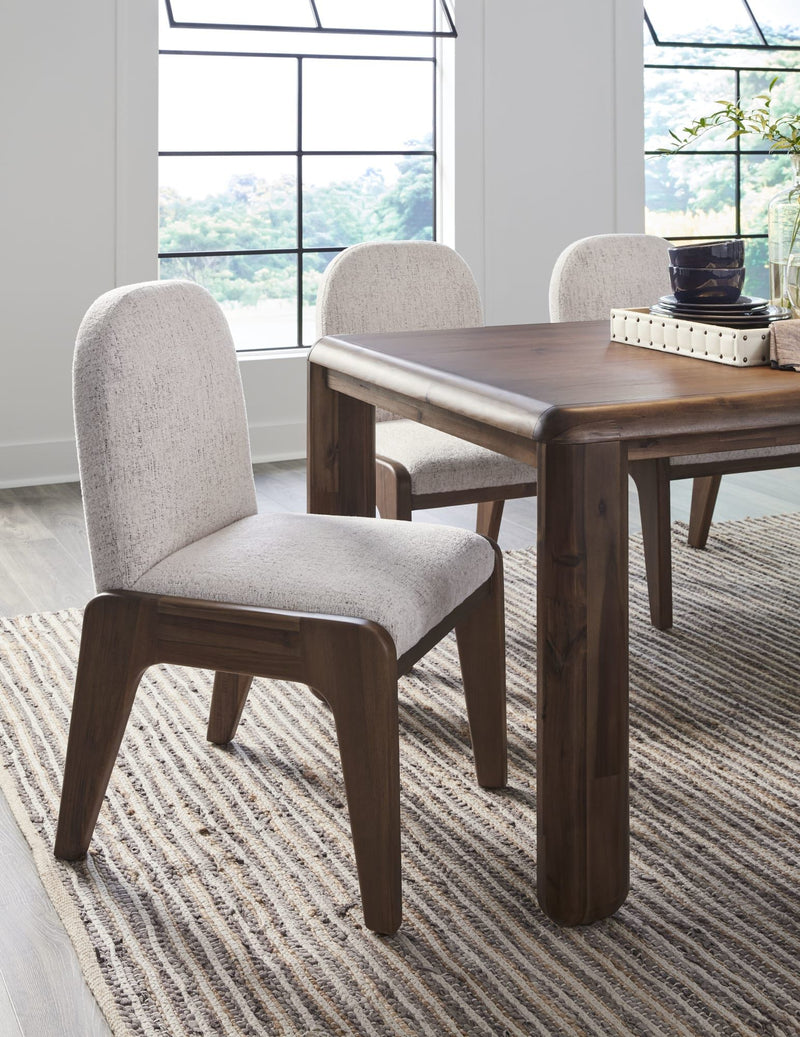Xolani Rectangular Acacia Wood Leg Table in Impala