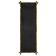 Uttermost Abanu ribbed dressing mirror vanity mirror with a sleek, modern design and ribbed frame detail.
