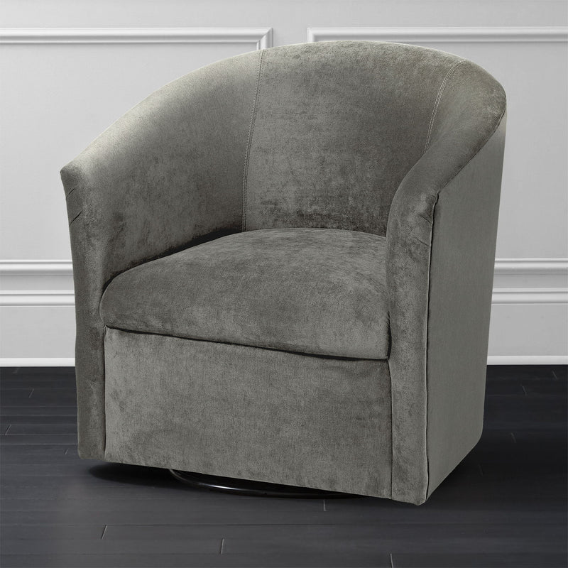Eden - Swivel Chair With Upholstery And Hardwood Frame - R&R Furniture Gallery (Fountain Valley, CA)