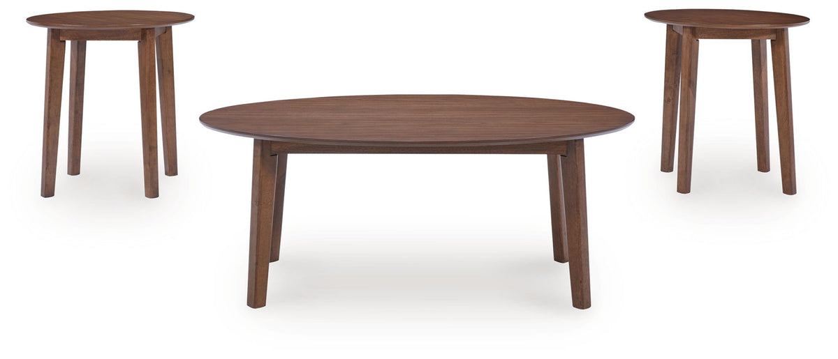 Gordonay - Occasional Table Set (Set of 3) - Brown - R&R Furniture Gallery (Fountain Valley, CA)