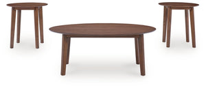 Gordonay - Occasional Table Set (Set of 3) - Brown - R&R Furniture Gallery (Fountain Valley, CA)