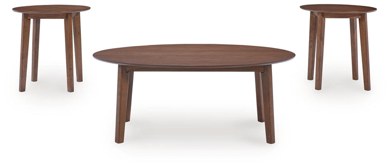 Gordonay - Occasional Table Set (Set of 3) - Brown - R&R Furniture Gallery (Fountain Valley, CA)