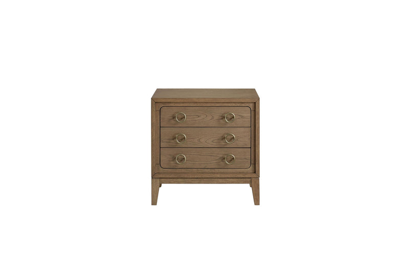 3 Drawer Nightstand With USB - Latte - R&R Furniture Gallery (Fountain Valley, CA)