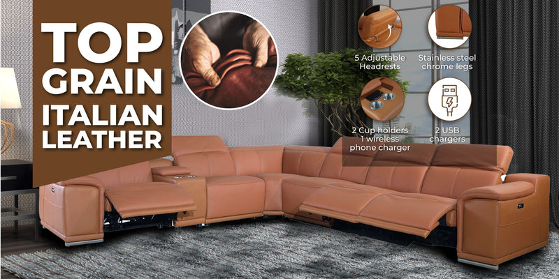 9762 - Power Reclining Sectional - R&R Furniture Gallery (Fountain Valley, CA)