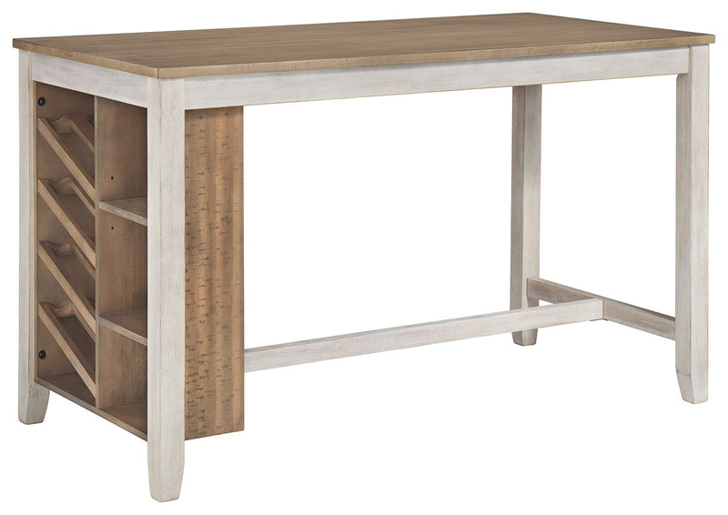 Skempton - Rectangular Counter Table With Storage Set - R&R Furniture Gallery (Fountain Valley, CA)
